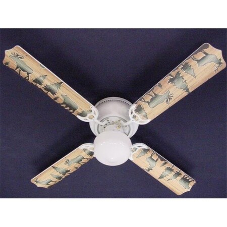 Ceiling Fan Designers Ceiling Fan Designers 42FAN-ANI-BMDRC New BEAR MOOSE DEER Ceiling Fan 42" 42FAN-ANI-BMDRC